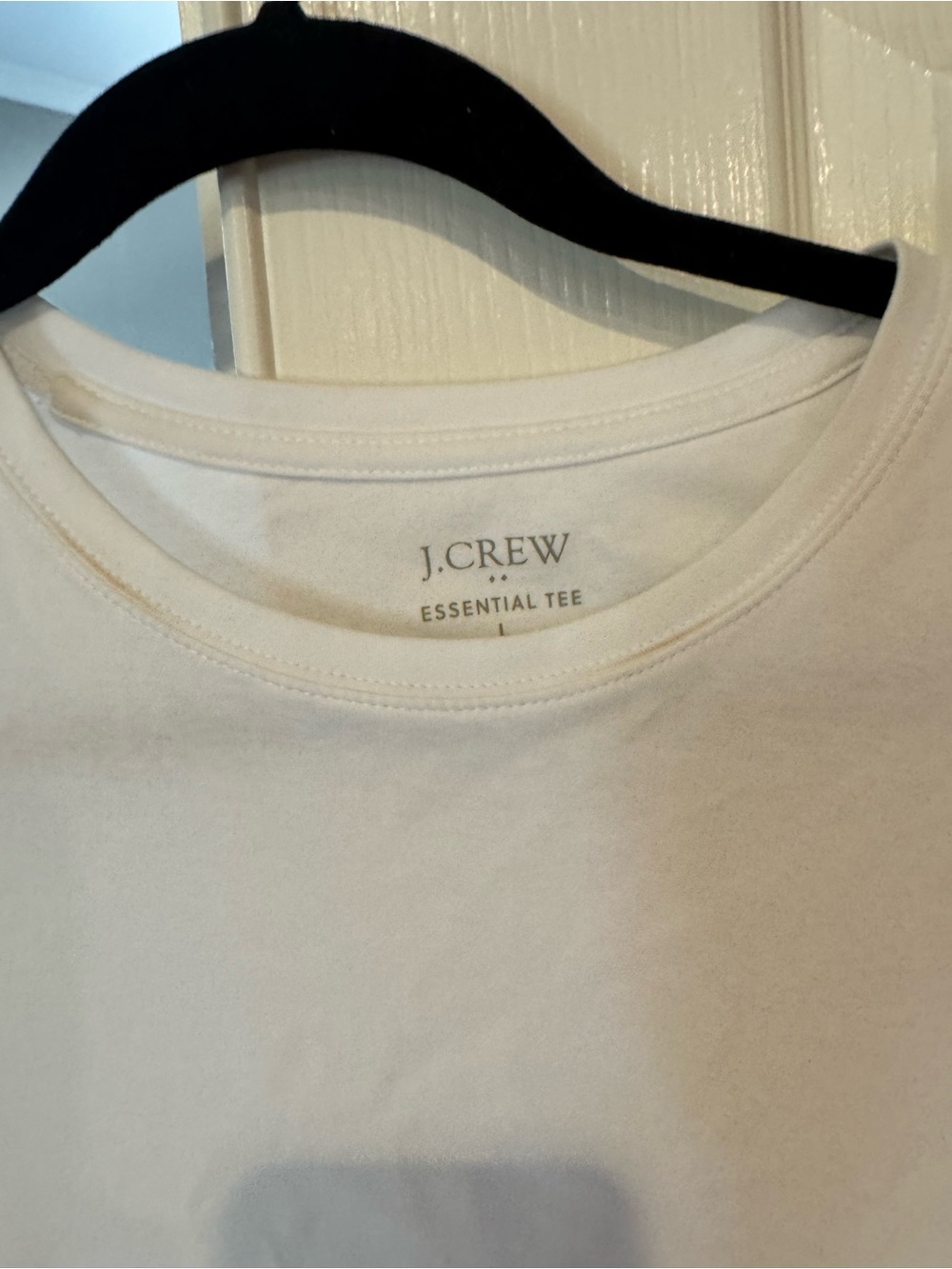 J. Crew White Short Sleeve Essential Tee